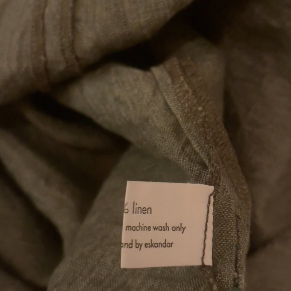 Eskandar Neiman Marcus Long Maxi Skirt Front Pockets Made in England Size 1 - Picture 9 of 9